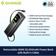 Sharge (Shargeek) Retractable 165W 20,000mAh Power Bank with Built in Cable