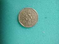 ELS - UANG KOIN KUNO 1 DOLLAR SINGAPORE 1988