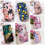 Phone Case Infinix Hot 10 Play Cover Silicone Cute Cat Fashion Funny Painted Casing X688B X688C