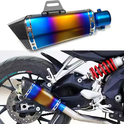 Hepta force TSS line muffler with DB Killer For GIXXER155 SF250 ZX25R RSV4 MT09 TMAX XMAX125 NVX AER