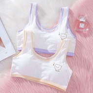 [1.20,000 Persons Collection] Girls Bra Developmental Period Student Underwear Pure Cotton 14-15-16 
