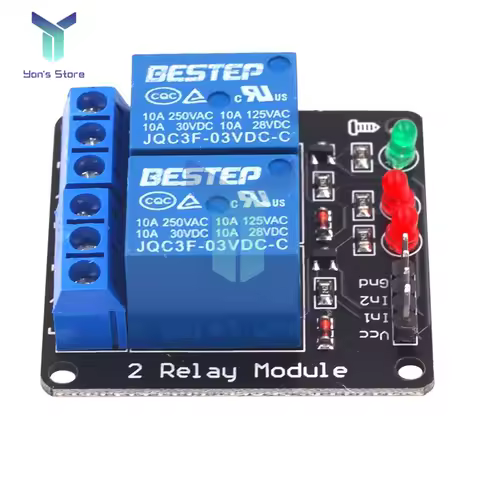 3V 3.3V 1/2/4 Channel Relay Module Low Level Trigger Liluminated Relay with Lamp Relay Output 4 Way 