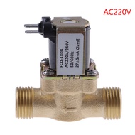 ZAU G1/2 brass Electric Solenoid Valve DC 12V 24V AC220v สำหรับเครื่องทำน้ำอุ่นพลังงานแสงอาทิตย์