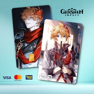 TNG Tartaglia Genshin Impact - Touch n Go Card Sticker Cover TNG / MASTER / VISA / CREDIT/ DEBIT CAR