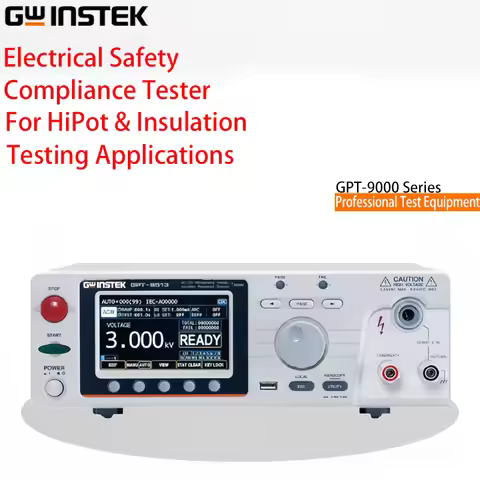 GWINSTEK GPT-9000 Series Electrical Safety Compliance Tester AC DC Withstand Voltage and Insulation 