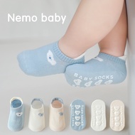 Size (0-5 years old) Set of 3 exchange socks Genuine Nemo Baby breathable anti-slip socks in many co