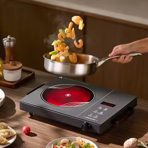 3500W Electric Ceramic Stove Cooktop Tea Maker Electric Hot Plate Heater Stove Heating Furnace Tea S