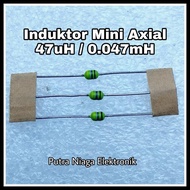 Induktor mini Axial 47uH / 0.047mH Lilitan / Inductor