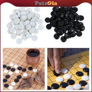[PETSOLA] 100x Go Pieces Melamine Interactive Playing Gobang Chinese Chess Pieces Games Go