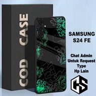HP Glossy shiny Softcase for type SAMSUNG S24 FEhp Aesthetic Motif/ Samsung S24 Fe/casing Samsung S2