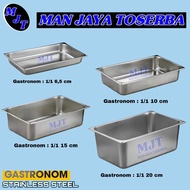 Gastronom stainless steel Food pan 1/1 in 15cm 1/1 in 6.5cm 1/1 in 10cm 1/1 in 20cm