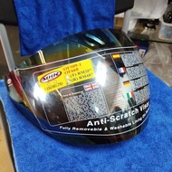 MHR rainbow visor utk open face model OF509-1 OF668