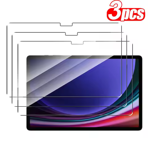 3pcs 9H Tempered Glass For Samsung Galaxy Tab S9 Plus 12.4'' 2023 S9+ SM-X810 SM-X816B Clear Anti Sc