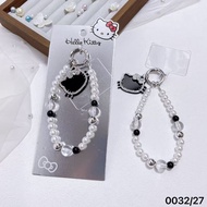 [Authentic] Mobile Phone Strap Hello Kitty Keychain Shibuya Gal (Gyaru) Phone/Bag Charm Y2K Style Be
