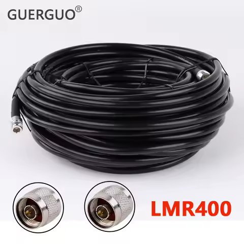 PL259 UHF Male SO239 UHF Female to N Male Connector RF Coaxial LMR400 Cable Cord 50 Ohm 50-7 Extensi
