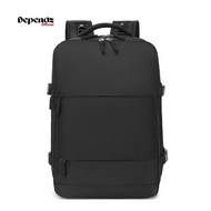 DEPENDZ 2210S Large Capacity Travel Backpack – 15” Laptop Waterproof Oxford Casual Unisex Bag (36–55