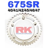RK Original Rear Sprocket CF MOTO 675NK 675SR 675 SR-R NK SRR 40T 41T 42T 45T 46T 47T SPARE PART MOT