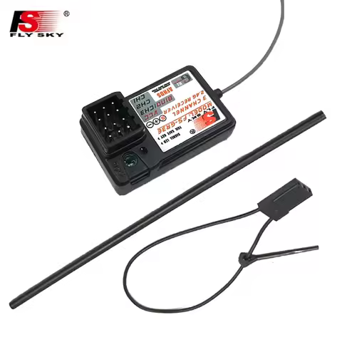 Original Flysky 1/2/4 PCS FS-GR3E AFHDS 2.4G 3CH RC Receiver for GT3B GT2 GT3C RC Transmitter wholes