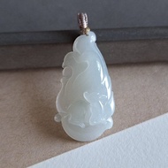 翡翠九尾狐吊墜 | 天然緬甸翡翠 | 玉器玉墜