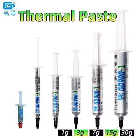 GD900-1 Thermal Grease Thermal Paste Conductive Heat Sink Compound Plaster 6.0 W/M-K 1/3/7/15/30g Fo