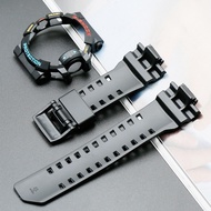 Silicone Set Rubber Strap with Case Screws and Tools for GA-400 GD-400 GBA401 Watch Accessories
