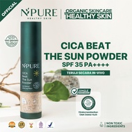 NPURE Sunscreen Powder Cica / BEAT the Sun Powder Sunscreen Powder & Brush/ Oil Shinebebas
