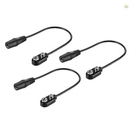 3pcs 9V Battery Clip Converter Snap Connector 2.1mm * 5.5mm Female Plug for Guitar Effect One Spot P