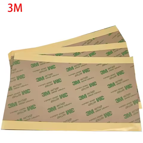 5pcs 10cmx20cmx0.06mm Clear 3M 467 467MP 200MP Double Sided Adhesive Tape, Ultra Thin, High Temperat