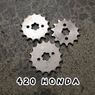 CHEANG C70 FRONT SPROCKET 420 0 DEPAN SPOKET GBO C-70 C 70 GBOJ GBO-J HONDAT