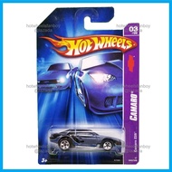 Hot Wheels Camaro Z28 HW [VINTAGE] 2007 Camaro Series 3/4 Metallic Satin Blue Muscle Car 80s Camaro 