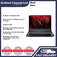 Acer Nitro 5 15.6" FHD Gaming Laptop, 11th Gen Intel i5 i7 AMD R7, RTX 3050 RTX3060 (Black,Red)