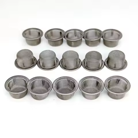10Pcs Tobacco Smoking Pipe Metal Filter Screen Steel Mesh Smoking Pipe Filter Tobacco Accessories