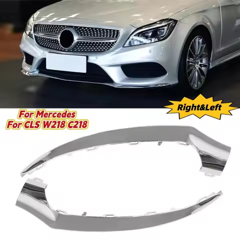 Front Spoiler Diffuser Bumper Splitter For MERCEDES-BENZ For CLS W218 C218 X218 For 260 320 2015-201