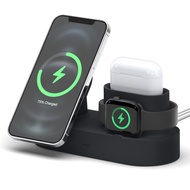 elago MS MagSafe Charging Hub Trio2 แท่นชาร์จ MagSafe Apple Watch และ AirPod Pro ระดับพรีเมี่ยม