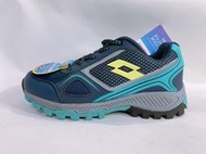 特賣會 LOTTO樂得-義大利第一品牌 女鞋 CROSS RUN 越野跑鞋 1056-深藍 超低直購價690元