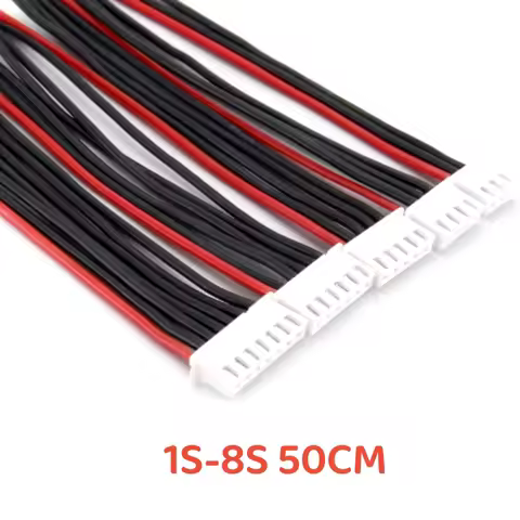 5pcs/lot JST-XH Silicone Wire 22AWG1/2/3/4/5/8S Lipo Balance Wire Extension Charged Cable Lead Cord 