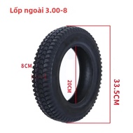 3.00-8 Lốp Xe Tay Ga Ruột Xe Tay Ga Dùng Cho Xe Điện Xe Máy Mini Xe Gắn Máy Xe Kho - Chất Liệu Cao S