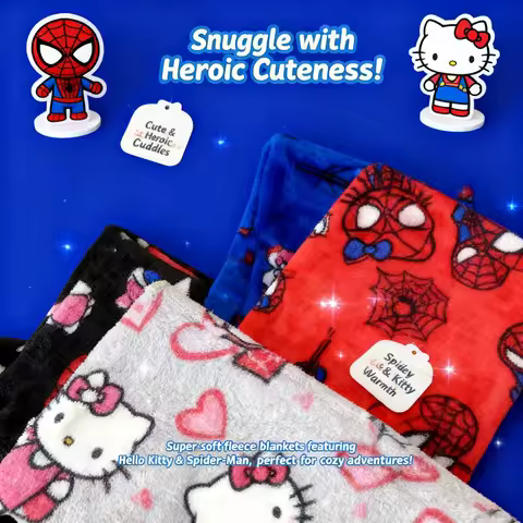 2026 Hot Anime Spider Man KT Cat Pajama Pants Cartoon Couple Home Wear Leisure Clothing Gifts Trouse