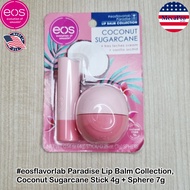 EOS® FlavorLab Paradise Lip Balm Collection Set 2 Piece 4g Stick + 7g Sphere ลิปบาล์ม ลิปไข่ บำรุงริ