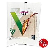 HARIO - V60_02 無漂白手沖咖啡濾紙(1-4杯用 x100張)VCF-02-100M【平行進口貨品】