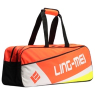 LING-MEI Badminton Bag | Large Capacity Racket Bag | Durable Sports Bag Multi Compartment Gym Traini