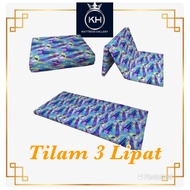 HOT ITEM TILAM SINGLE MATTRESS 3 LIPAT 3 FOLD MATTRESS BAG FOLDABLE