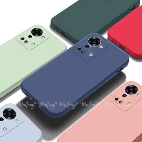 For Oneplus Nord 2T Case Oneplus Nord 2T CE 2 Lite 5G N20 10 R ACE Cover Liquid Silicone Protect Cas