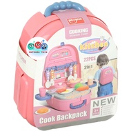 Mutiaratoys Kitchen Cook Backpack Toy 22pcs No.688-82A