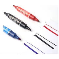 3pcs 3 colours Marker pen permanent oily pen double-headed marker pen Full Set 3 Pcs 3 Color Marker 