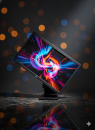 จอคอม HP EliteDisplay E221 LED ขาหมุนได้ มี 3 พอต