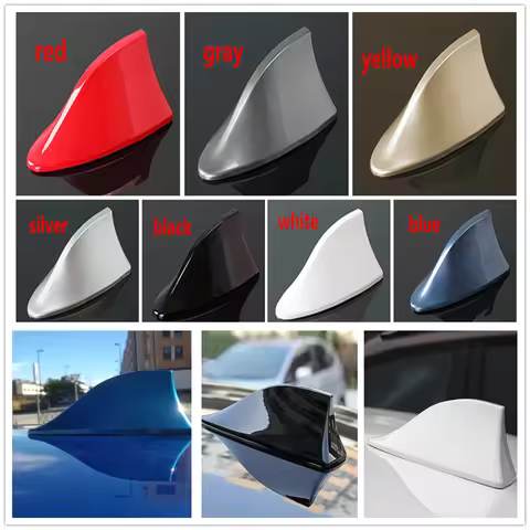 Car styling Shark Fin Antenna Auto Radio Signal Aerial Roof Antennas for Audi I Ah Ah A8 A3 A4 A6 A5