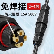 New · · 500V Industrial Aviation Plug Socket Connector IP68 Waterproof 2/3/4 Core 15A Male Female Bu