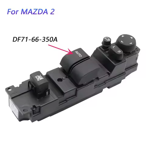 LHD Electric Power Master Window Control Switch Compatible for Mazda 2 Auto Accessories DF7166350A D