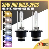 35W HID Xenon Headlight Replacement Bulbs H1 H3 H4 H7 H11 9005 9006 880 881-2PCS